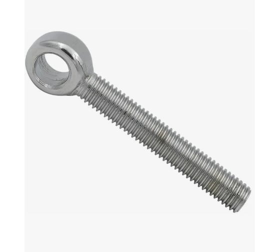 Изображение товара Откидной болт DIN 444B М10х65 (4.6) цинк. полная резьба 25 шт. Крепсталь K000397