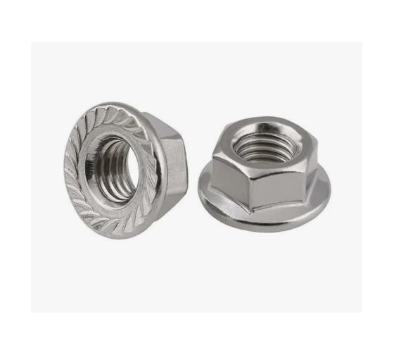 Изображение товара Гайка Крепсталь DIN 6923 (10.0) М16 Dacromet. 100 шт. K002268