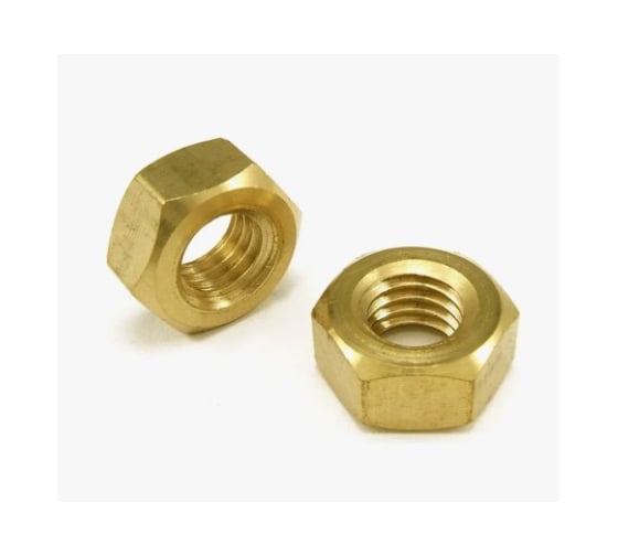 Изображение товара Гайка Крепсталь DIN 934 / ГОСТ 5927 М16 Латунь. 160 шт. K002286