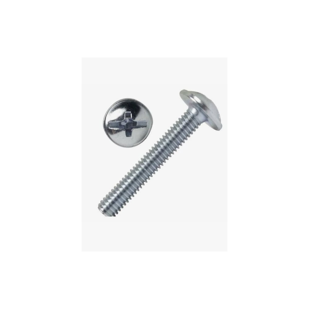 Изображение товара Винт Крепсталь DIN 967 М4х14 цинк 2700 шт полный резьбовой крепеж