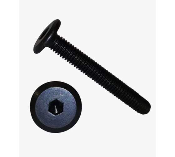 Изображение товара Винт Крепсталь DIN 7420 (D=14,8) М6х60 оксид. Полная резьба 250 шт. K000516