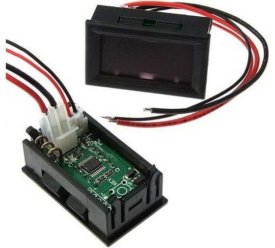 Изображение товара Цифровой однофазный амперметр RUICHI 0-3.0000ADC 98516