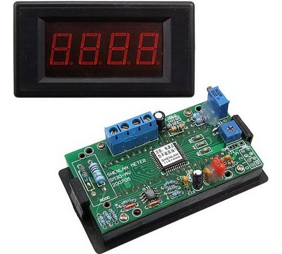 Изображение товара Цифровой вольтметр постоянного тока RUICHI SM3D-DV2 91730