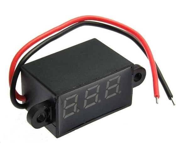 Изображение товара Цифровой вольтметр RUICHI 3.5-30VDC 98503