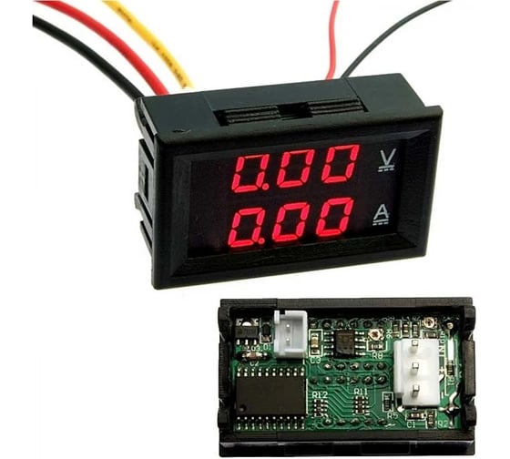 Изображение товара Цифровой вольтметр-амперметр RUICHI 97668