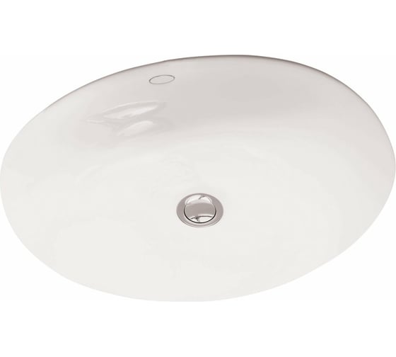 Изображение товара Раковина встраиваемая снизу JACOB DELAFON Caxton 49x41 см, белая, с отверстием перелива 00000092714 E2210-0