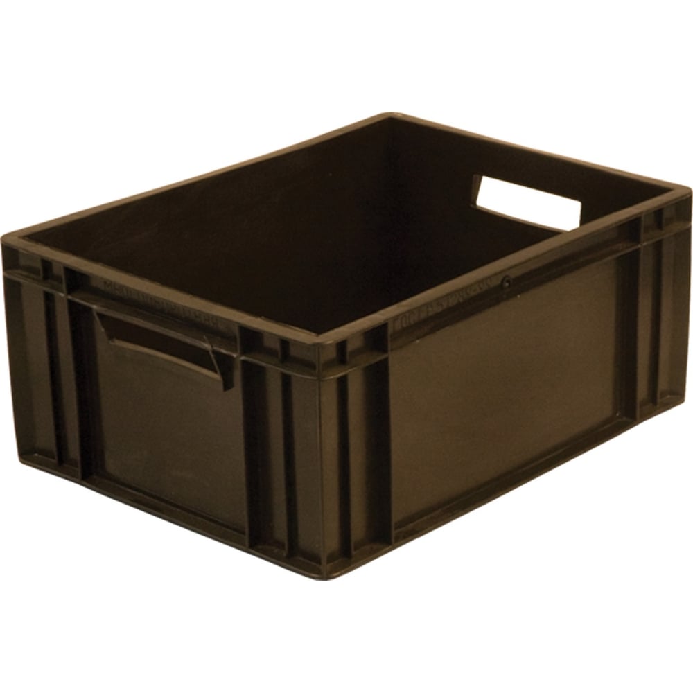 Изображение товара Ящик п/э дрожжевой 410х300х180 черный сплошной Тара.ру 00412