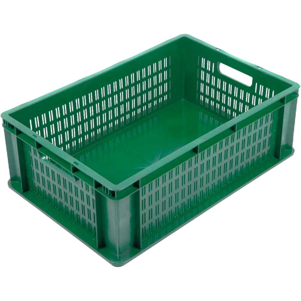 Изображение товара Ящик п/э 600х400х200 универсальный зеленый