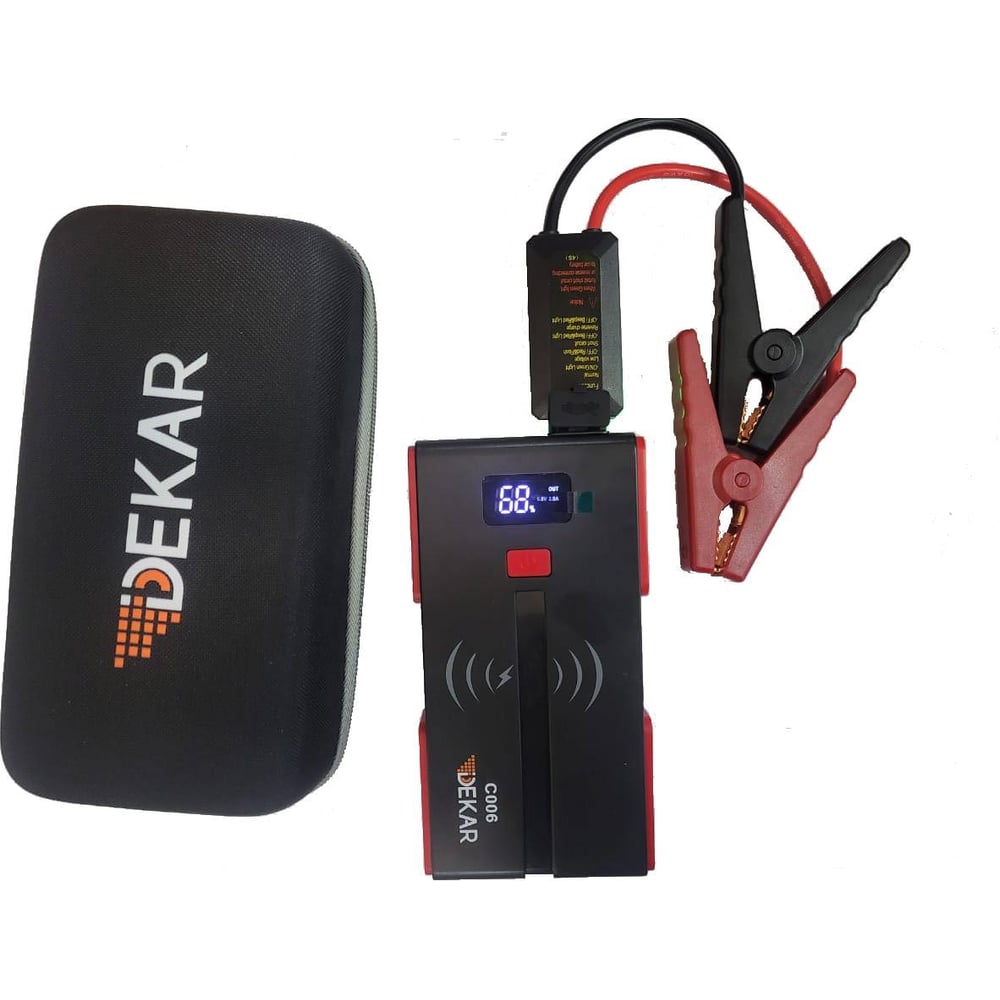 Изображение товара Пусковое устройство DEKAR 12V 1200A C006 с Power Bank