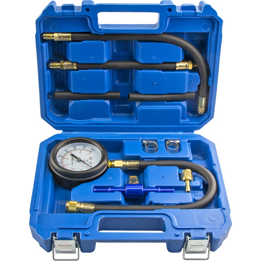 Изображение товара Набор для измерения давления топлива ZIPMEND 0-7 бар 8 адаптеров ZS-F020001