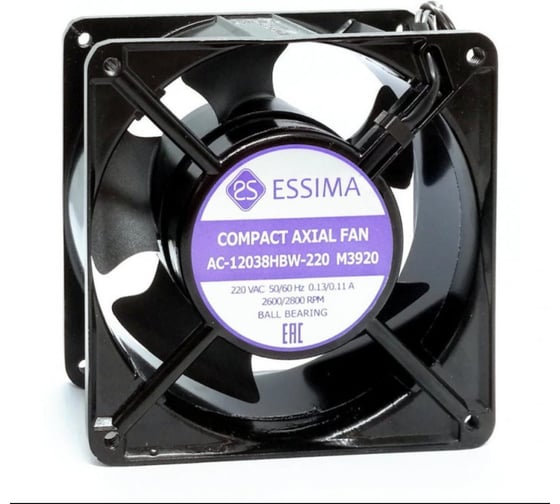 Изображение товара Вентилятор компактный KRAFTAIR AC-12038HBW-220