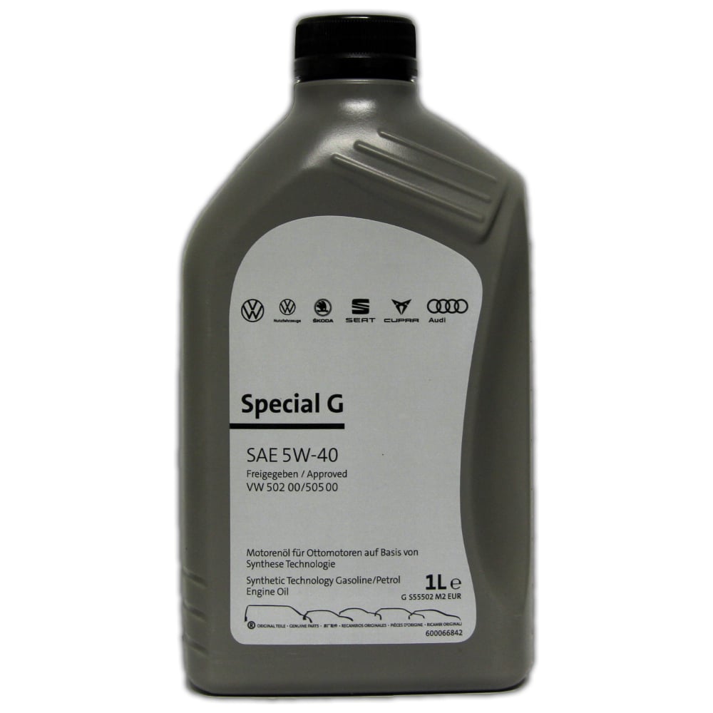 Изображение товара Моторное масло VOLKSWAGEN VW Special G 5W-40 синтетика 1л для дизельных и легковых автомобилей