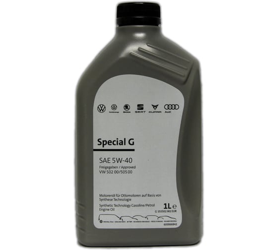 Изображение товара Моторное масло VOLKSWAGEN VW Special G 5W-40 (1л) GS55502M2