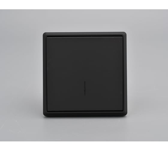 Изображение товара 1-клавишный выключатель с индикацией ALTECH ENCORE 1SIY скрытого монтажа черный в сборе 07445