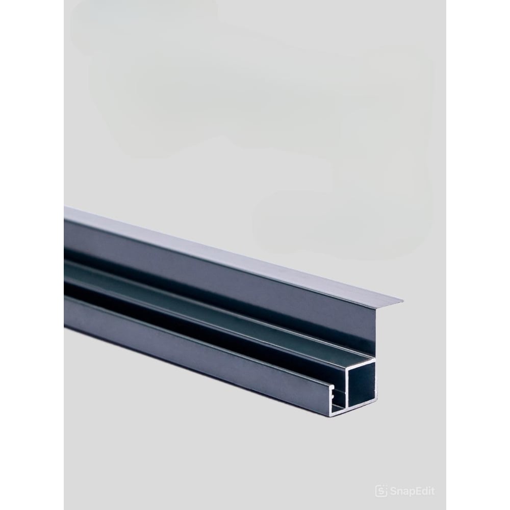 Изображение товара Профиль алюмметизик АГАТ VSN полый серый 2000х25 мм для москитных сеток