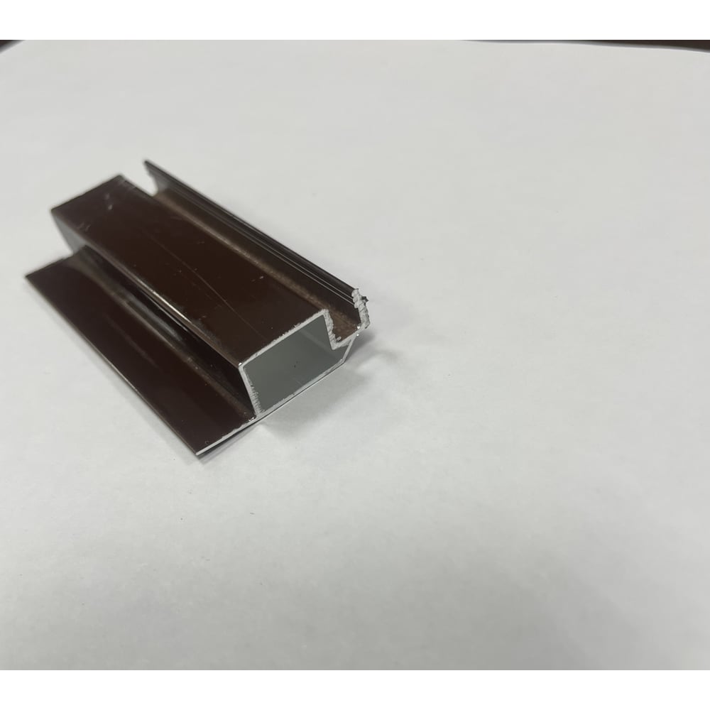 Изображение товара Профиль рамный Метизик АГАТ коричневый 2м для москитных сеток