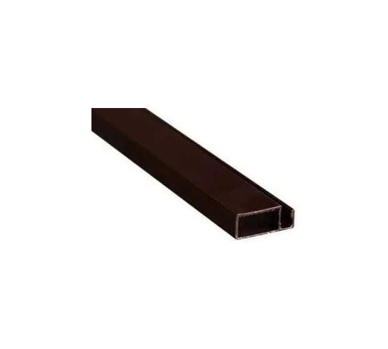 Изображение товара Профиль рамный Метизик АГАТ 25x10 коричневый москитный стандарт 2м. 6211.05