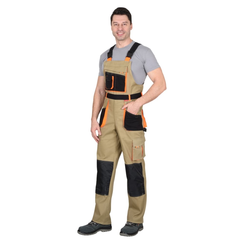 Изображение товара Полукомбинезон СИРИУС МАНХЕТТЕН-Р песочный, мужской, защитный, 96-100 размер