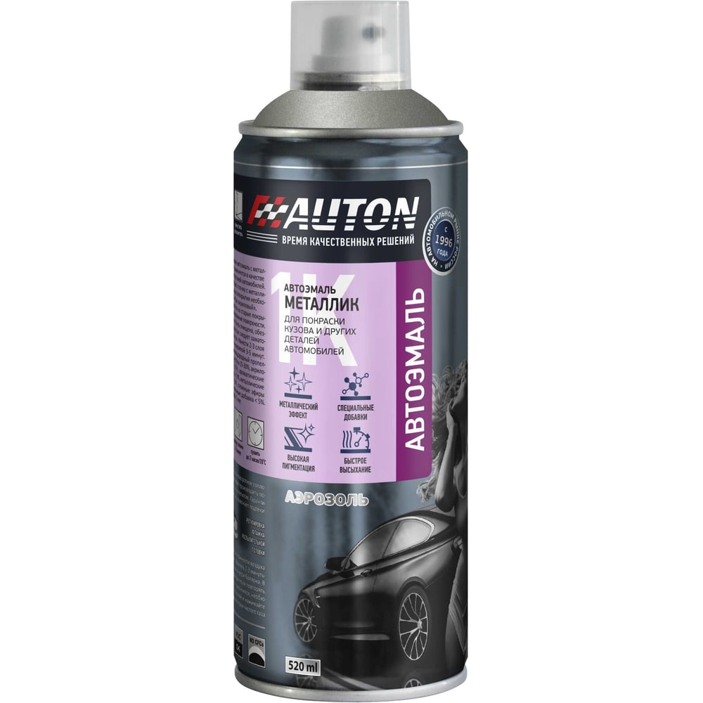 Изображение товара Автоэмаль Auton DAEWOO 95U DOVE SILVER металлик аэрозоль 520 мл