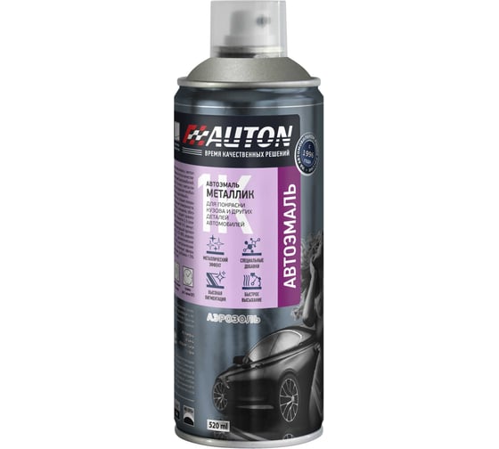 Изображение товара Автоэмаль Auton DAEWOO 95U DOVE SILVER металлик, аэрозоль 520 мл ATN-A53089