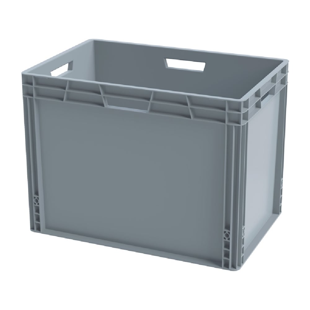 Изображение товара Ящик п пластик 600х400х440 серый Sembol Plastik 25255 надежное хранение
