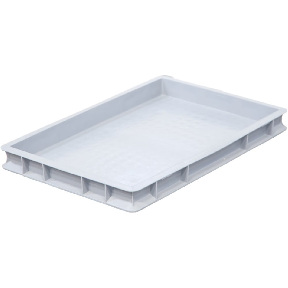 Изображение товара Ящик п/п 600х400х60 сплошной усиленный из пищевого пластика Sembol Plastik