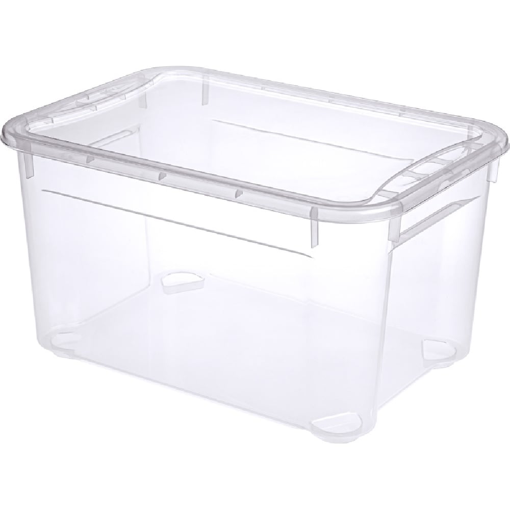 Изображение товара Ящик п/п 389х275х215 16л пластиковый Restola прозрачный универсальный