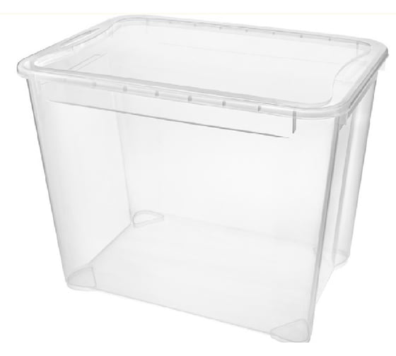 Изображение товара Ящик п/п 555х390х435 70л. Кристал цв. прозрачный Restola 23220