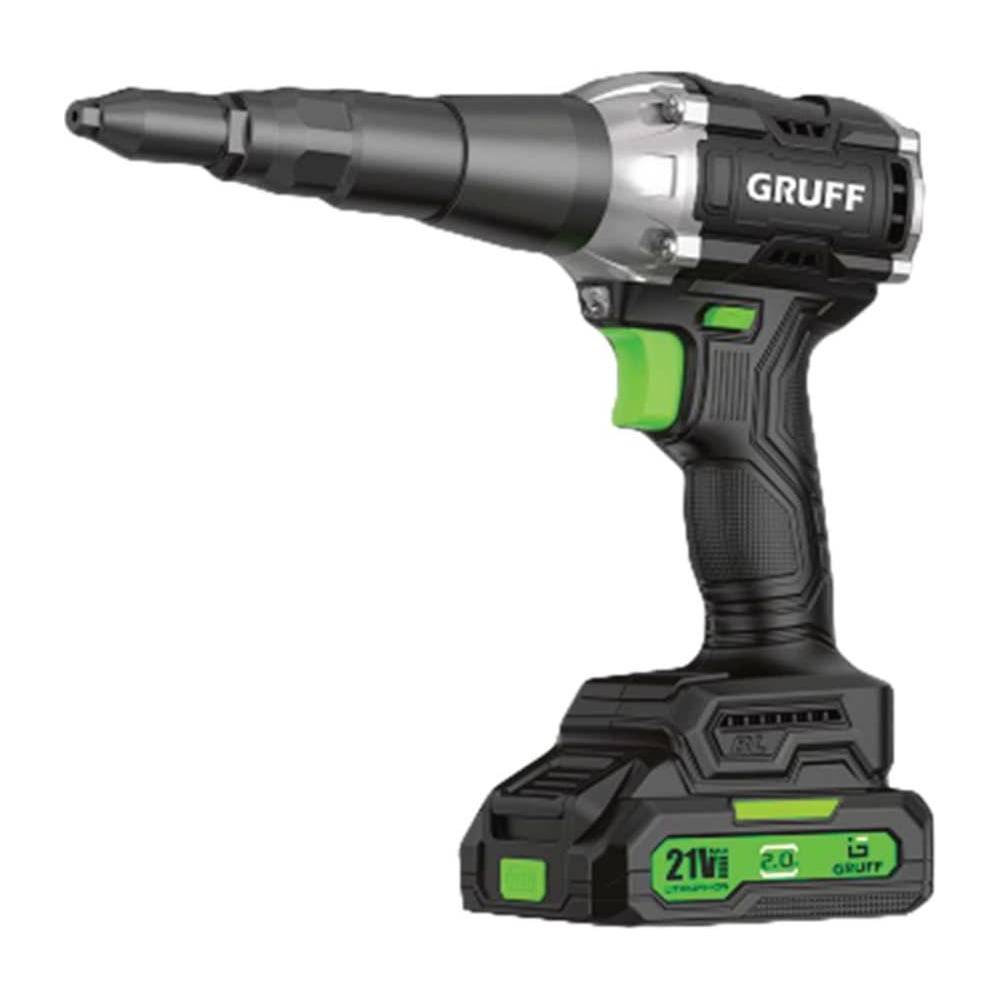 Изображение товара Аккумуляторный заклепочник GRUFF GF-500 для вытяжных заклепок 2,4-5 мм