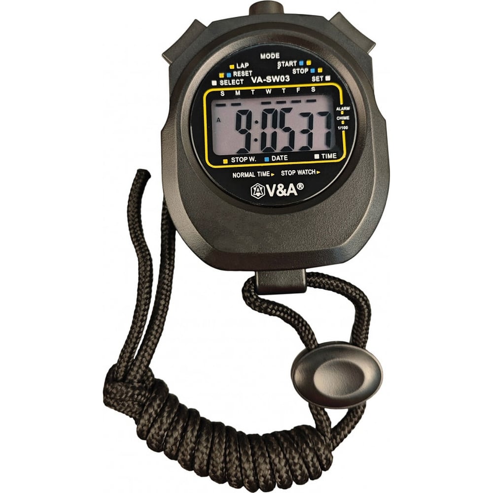 Изображение товара Электронный секундомер VA-SW03 V&A точное измерение времени sport