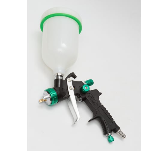 Изображение товара Краскопульт пневматический  HVLP AIR, арт. RF701AG, дюза 1,4 мм верхний бачок 600 мл Polyecs P-701AG_1.4