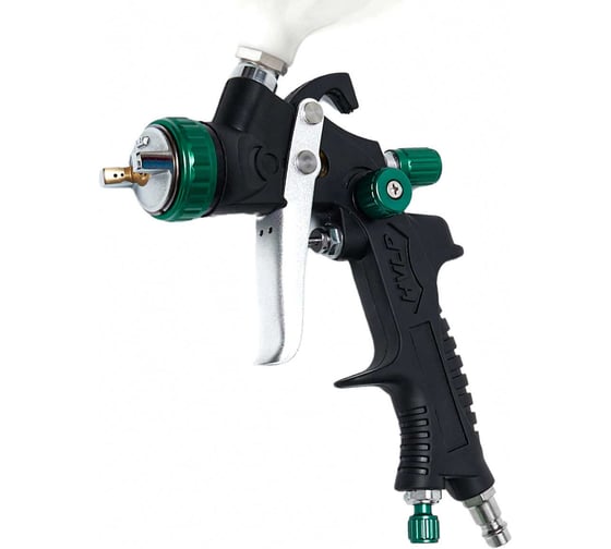 Изображение товара Краскопульт пневматический HVLP AIR, арт. RF701AG, дюза 1,4 мм верхний бачок 600 мл Polyecs P-701AG_1.4