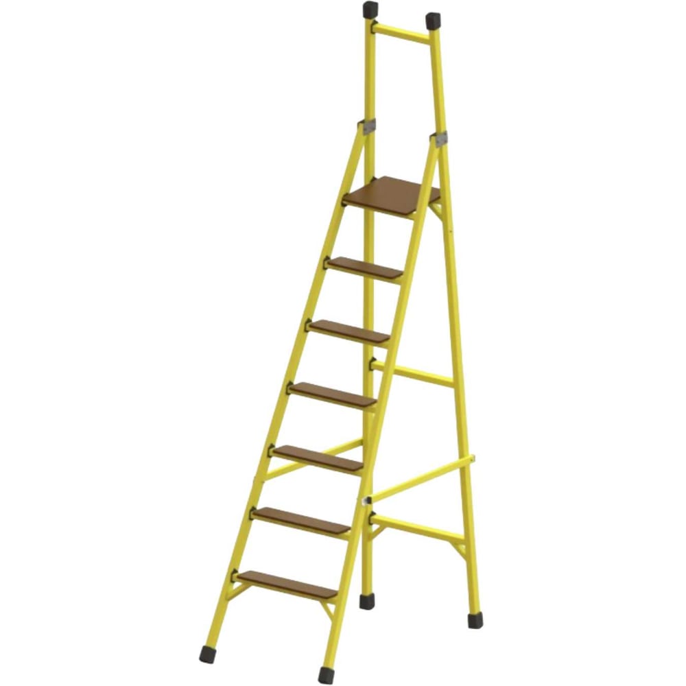 Изображение товара Стремянка стеклопластиковая диэлектрическая ООО ЛУЧ ССВ-2,4ТШ-Ф40П профессиональная 2,9 м