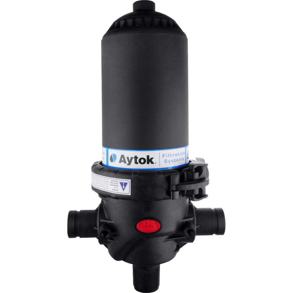 Изображение товара Фильтр дисковый Гейзер PD2 2 130 мкм промывной магистральный для механической очистки воды