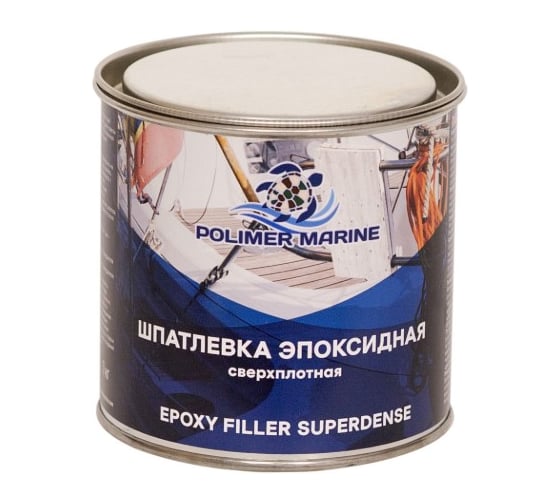 Изображение товара Шпатлевка эпоксидная сверхплотная POLIMER MARINE 2К, комплект (20 кг + 4 кг) 20ШЭС