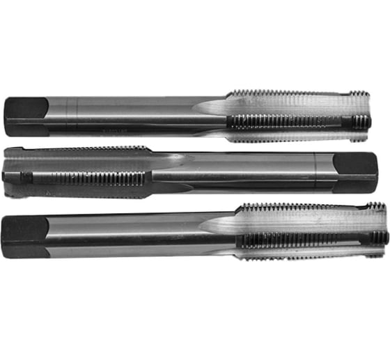 Изображение товара Метчик трапецеидальный Tr24х2 машинно-ручной HSS левый 3шт компл. L=175мм Beltools ri.291.351