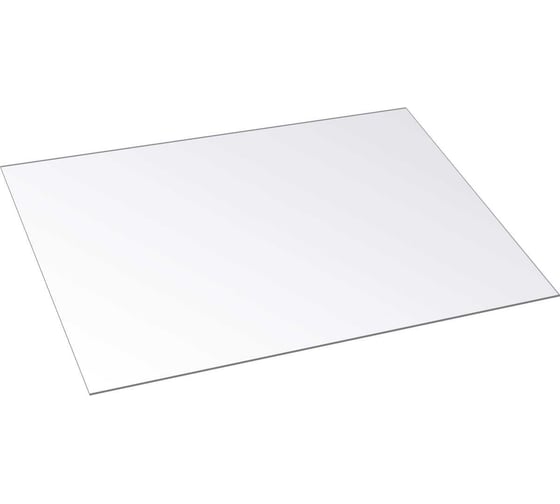 Изображение товара Оргстекло прозрачное Papa Plastic 60_50 см 4 мм., 1 шт OR-60-50-4