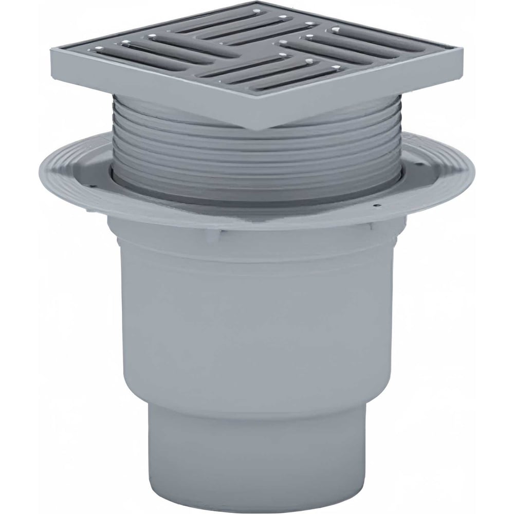 Изображение товара Вертикальный трап для водоотвода из нержавеющей стали 150х150 мм