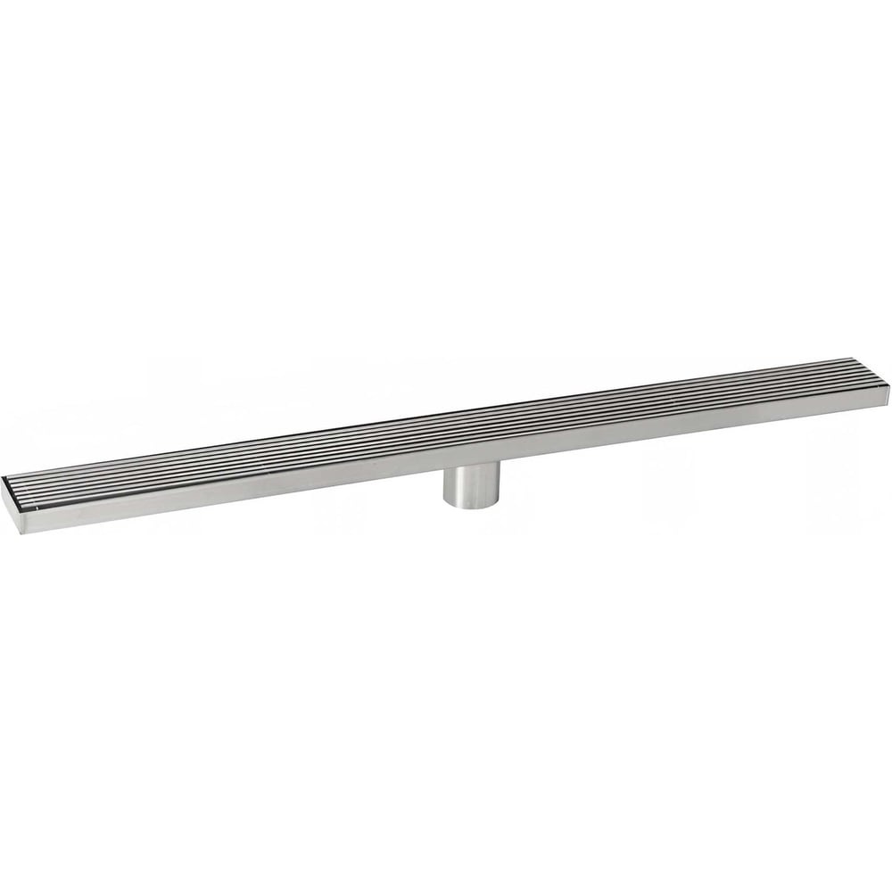 Изображение товара Вертикальный трап д=50 из нержавеющей стали с гидрозатвором 800х68