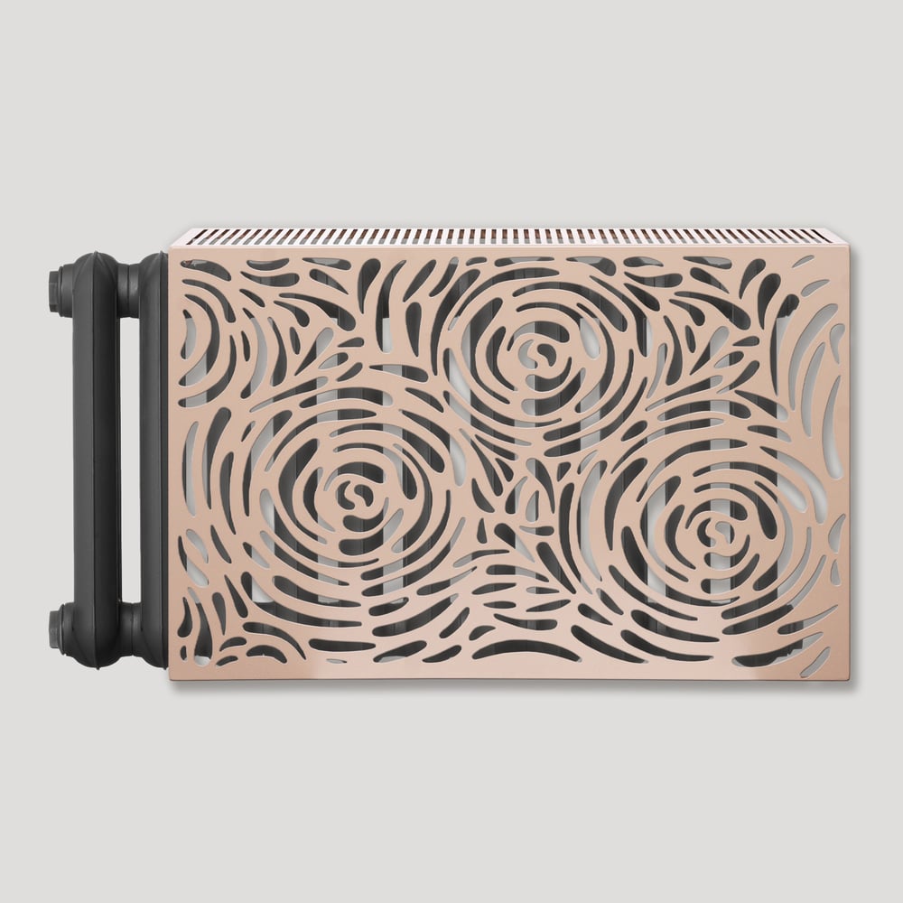 Изображение товара Экран на чугунный радиатор 110 см бежевый без крепежа 