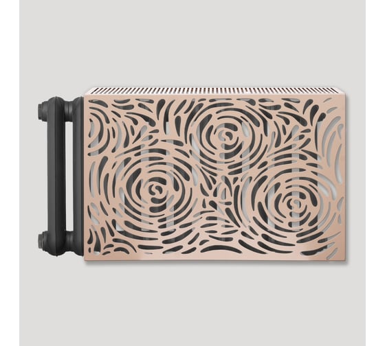 Изображение товара Экран на чугунный радиатор ООО СКП 110 см (11 секц), бежевый ЭРЧ-007Бж