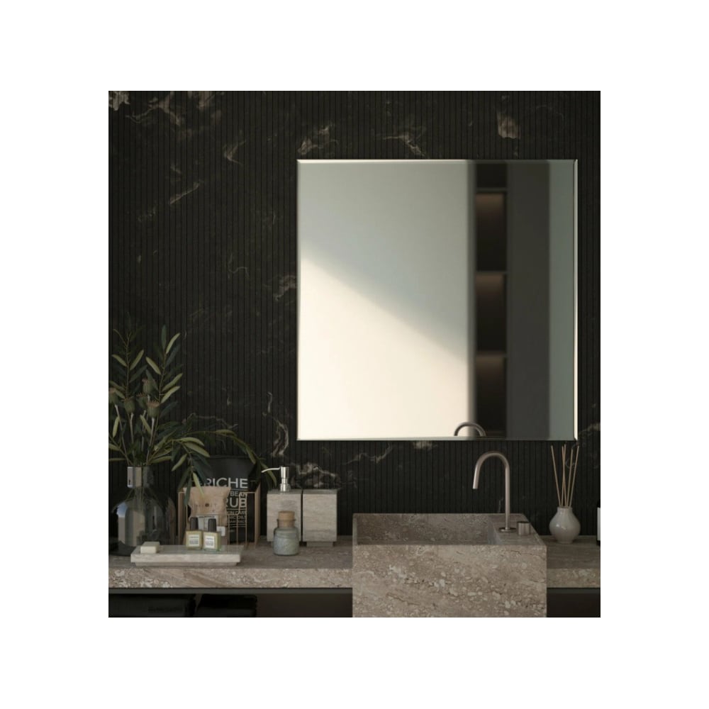 Изображение товара Зеркало настенное Bauform FACET 15 EVOFORM 100x100 см современное без рамы