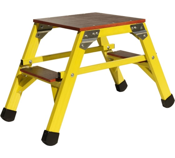 Изображение товара Стремянка-подмость диэлектрическая стеклопластиковая с симметричной опорой ООО "ЛУЧ" ССС-0,5П-Ф40П