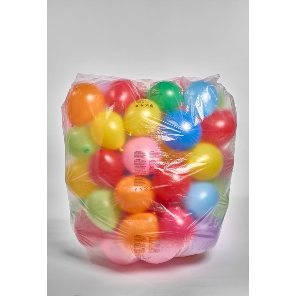 Изображение товара Пакет для транспортировки шаров НПС Развитие 1,5х2 м 25 шт прозрачный