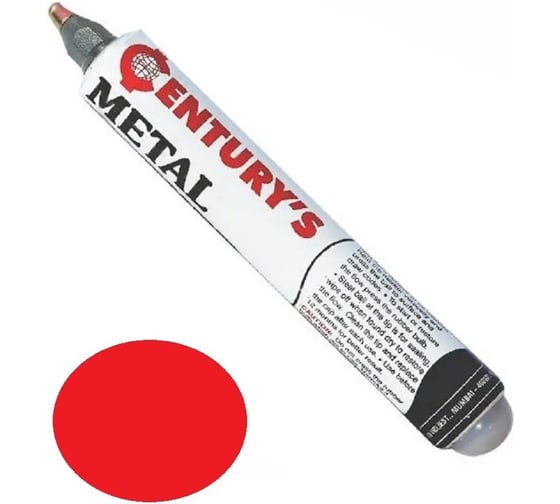 Изображение товара Гигантский промышленный маркер Century Markers краска Century Pump Metal Marker 3,0 мм, красный CM98012