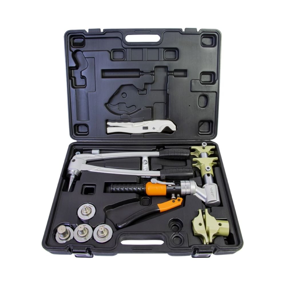 Изображение товара Комплект гидравлического инструмента VRT для аксиальных фитингов монтаж профессиональный