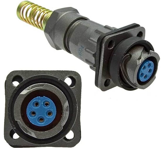 Изображение товара Разъём быстроразъемный RUICHI FQ14-5pin ZPK-8 107053