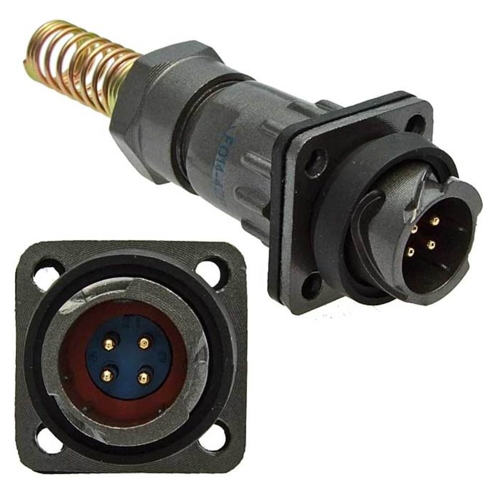 Изображение товара Разъём быстроразъемный RUICHI FQ14 4pin ZPJ 8 для надежных соединений