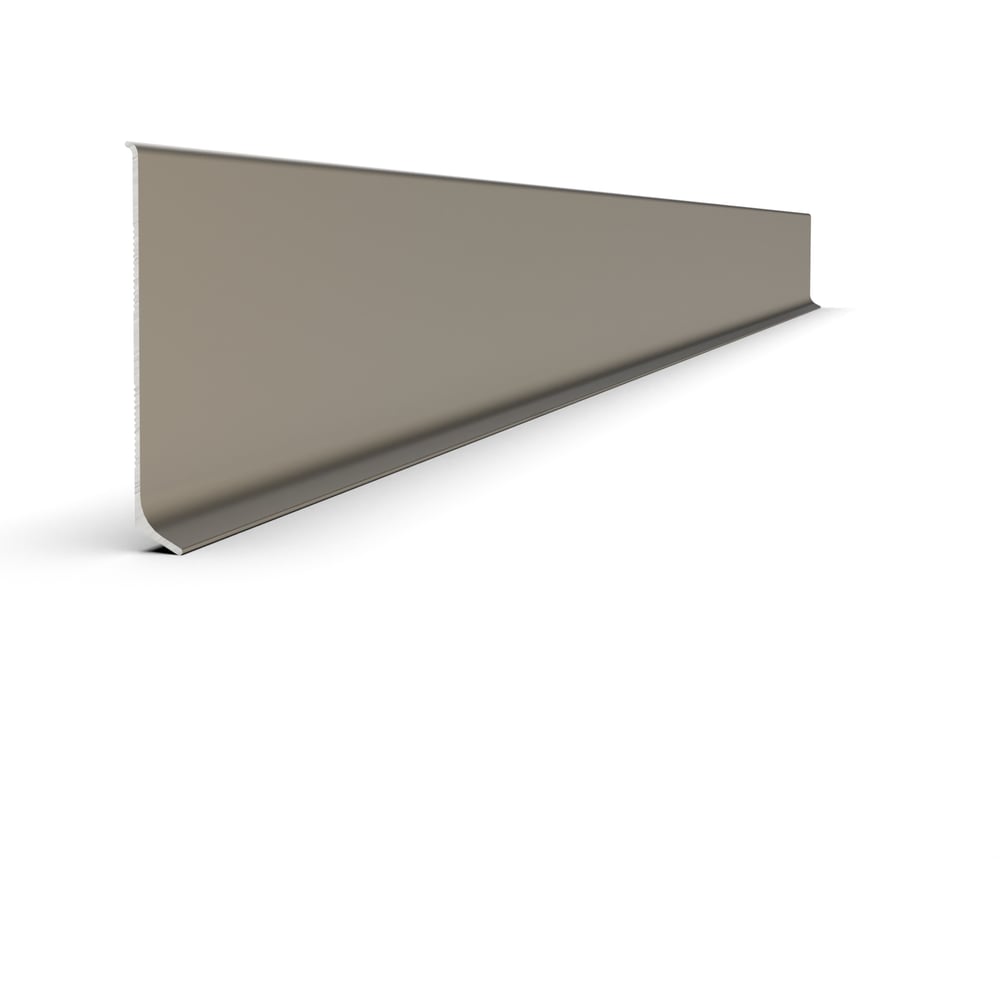 Изображение товара Алюминиевый плинтус Диал 80 мм шампань матовый 3 метра для скрытого монтажа