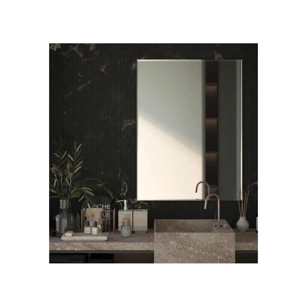 Изображение товара Настенное зеркало Bauform с фацетом FACET 15 EVOFORM 90х120 см